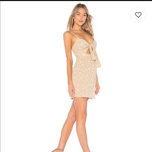 Revolve front tie dress-